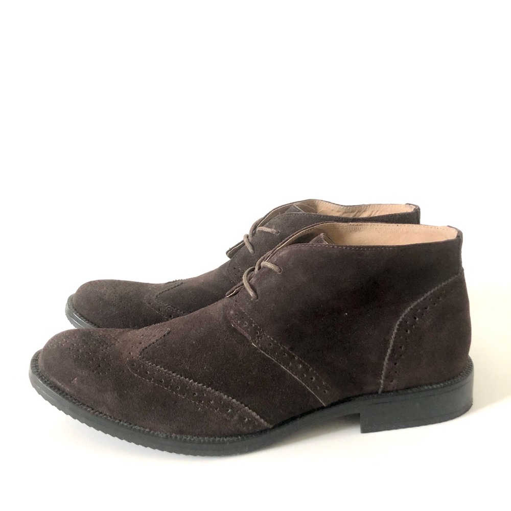 G.H.Bass Suede Chukka Wingtip Boot